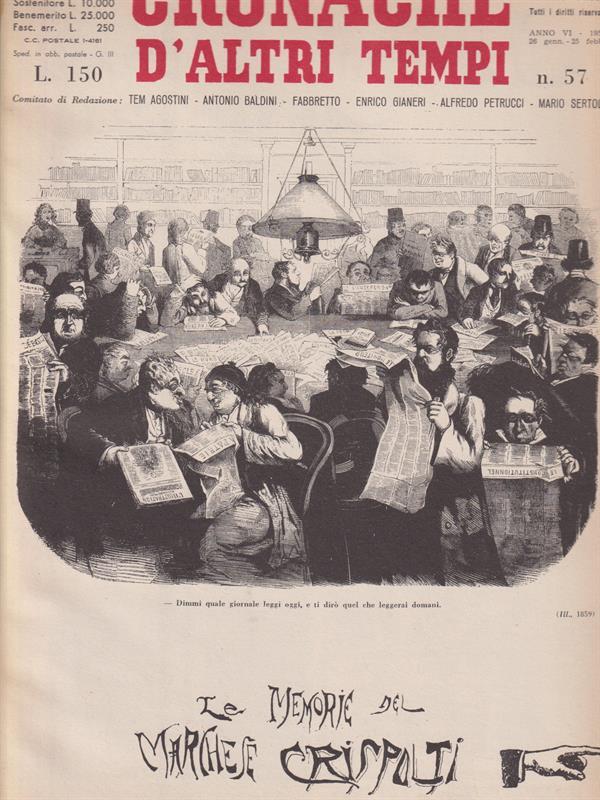   Cronache d'altri tempi. Annata completa 1959