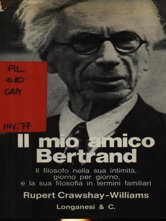 Il mio amico Bertrand - Rupert Crashway-Williams - copertina