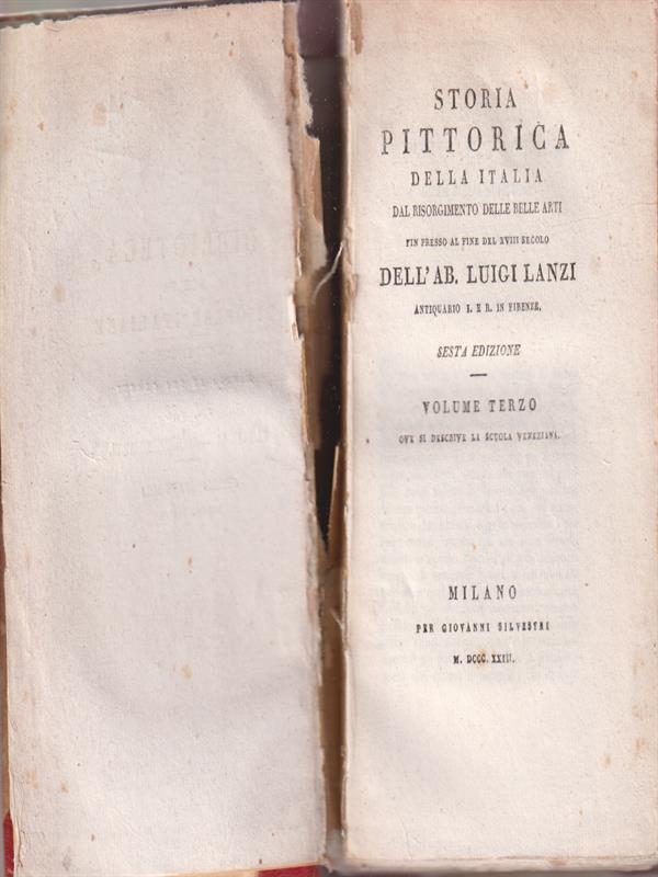 Storia pittorica della Italia. Volume terzo