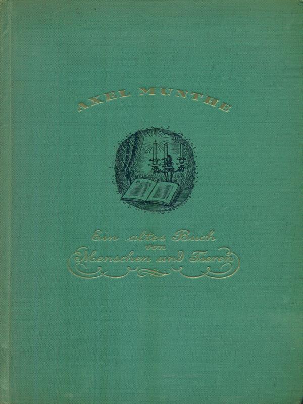   Ein altes Buch von Menschen und Tieren