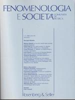   Fenomenologia e società n.2 1998