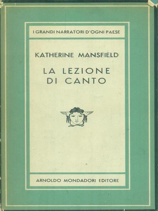 La  lezione di canto - Katherine Mansfield - copertina