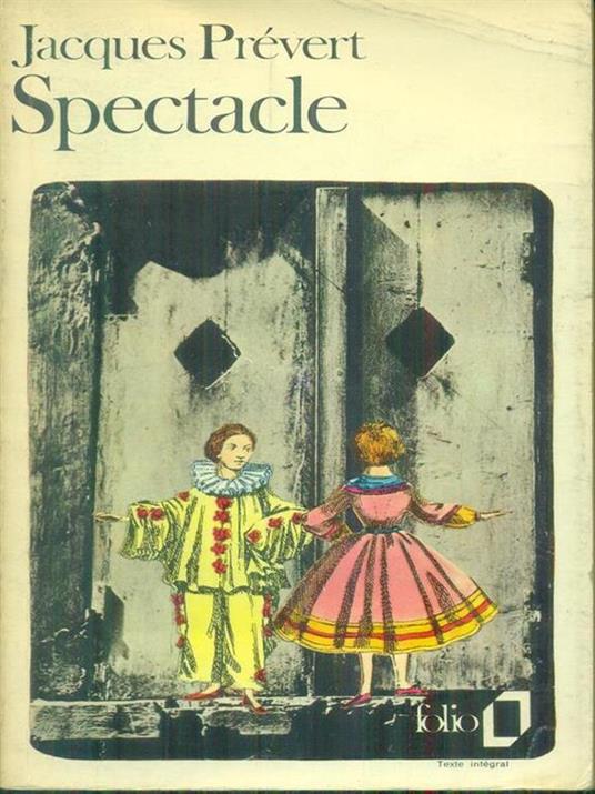   Spectacle - Jacques Prévert - copertina