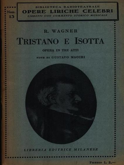   Tristano e Isotta - Richard Wagner - copertina