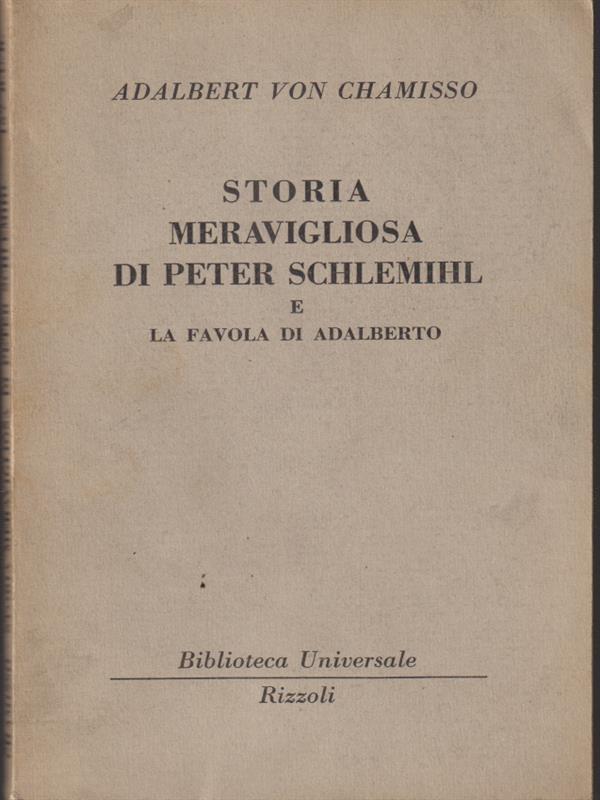   Storia meravigliosa di Peter Schlemihl