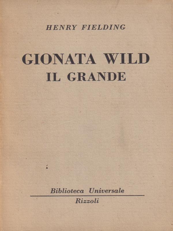 Gionata Wild il grande