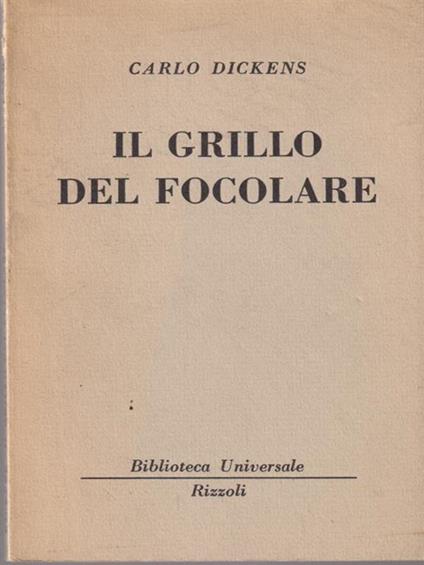 Il grillo del focolare - Charles Dickens - copertina