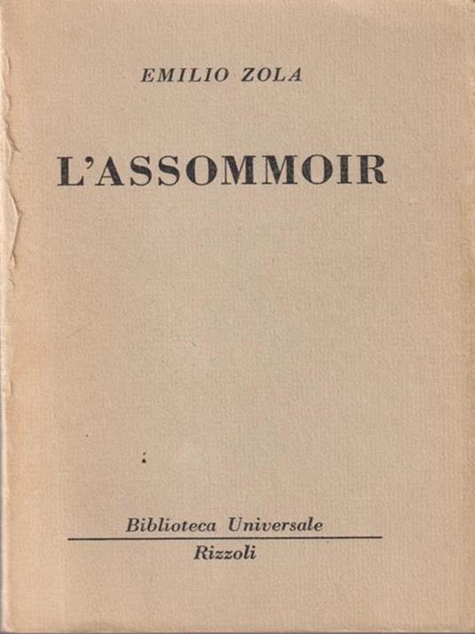 L' assommoir - Émile Zola - copertina