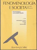  Fenomenologia e società n.4, 2009