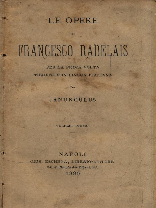 Le opere. 4 Volumi rilegati insieme