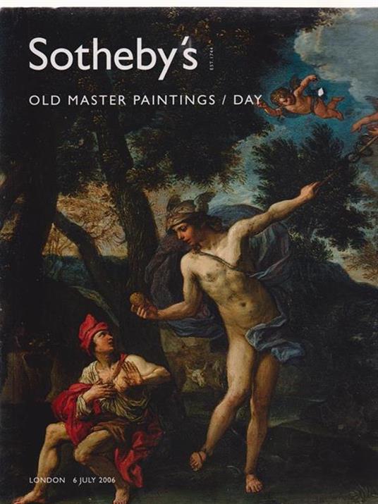   Sotheby's. Old Master Paintings day. 6 july 2006 - copertina