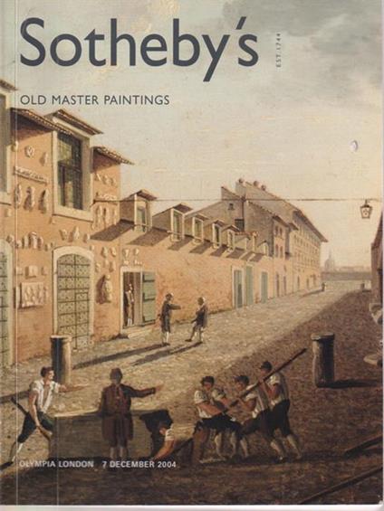   Sotheby's Old Master Paintings. Olympia London 7 december 2004 - copertina