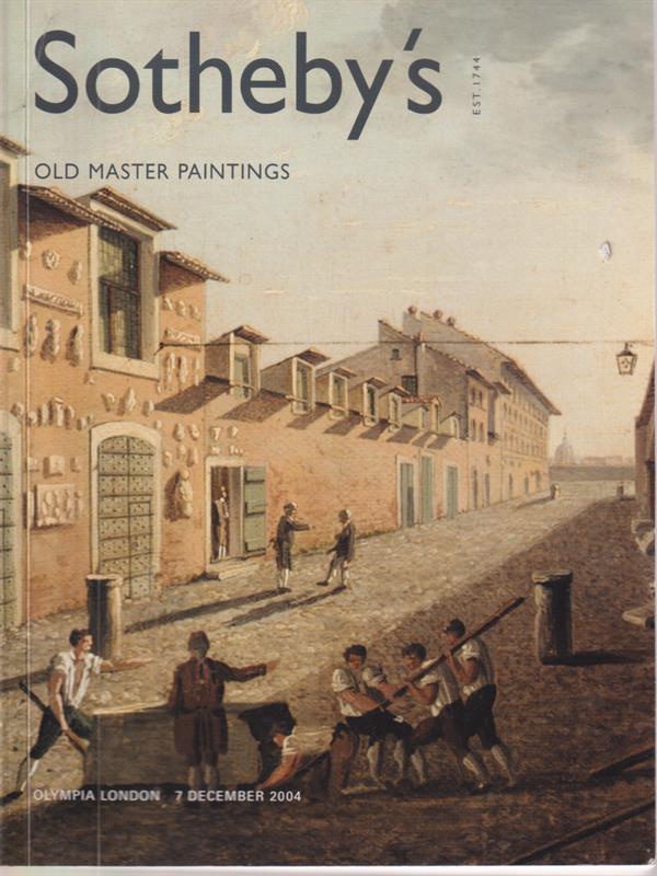 Sotheby's Old Master Paintings. Olympia London 7 december 2004