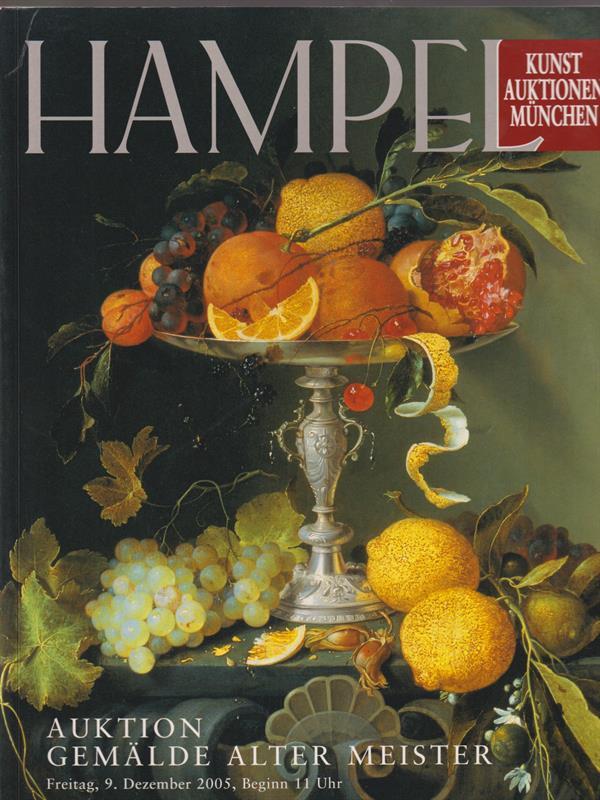 Hampel. Dezember 2005. Auktion Gemalde Alter meister
