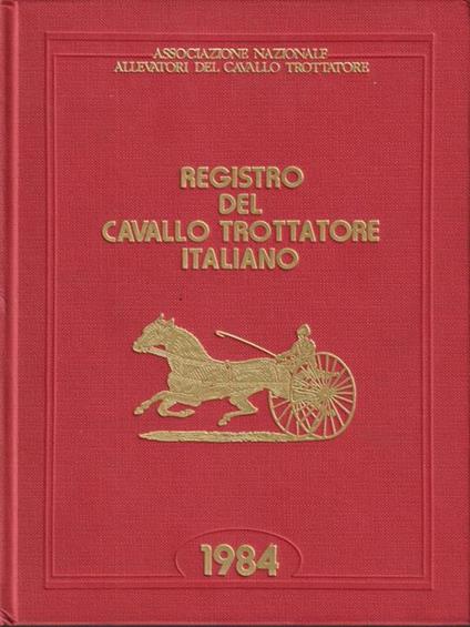   Registro del cavallo trottatore italiano 1984 - copertina