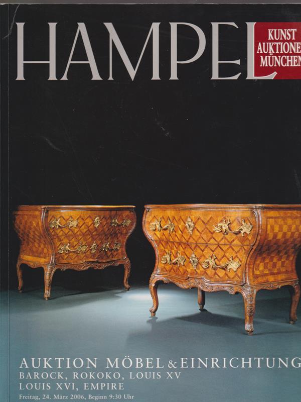 Hampel. Marz 2006. Auktion mobel & Einrichtung