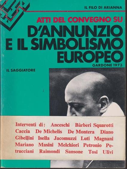   D'Annunzio e il simbolismo europeo - copertina