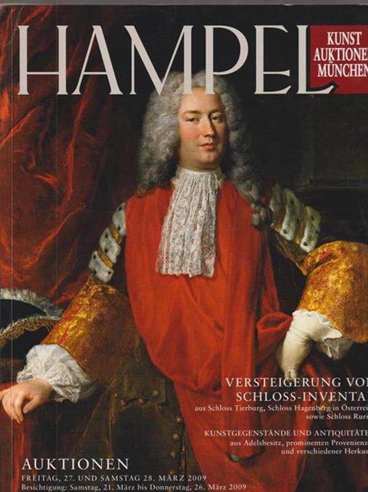   Hampel. Marz 2009/Versteigerung von Schloss-Inventar - copertina