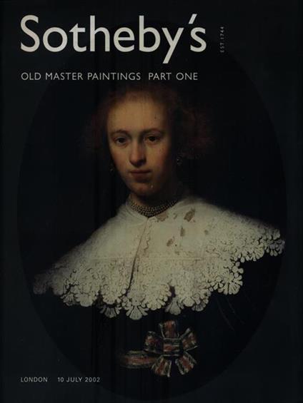  Old Master Paintings Part one - London, 10 july 2002 - copertina