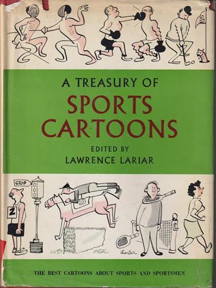 A treasury of sport cartoons - Lawrence Lariar - copertina