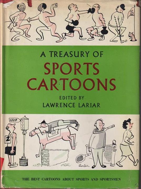 A treasury of sport cartoons - Lawrence Lariar - copertina