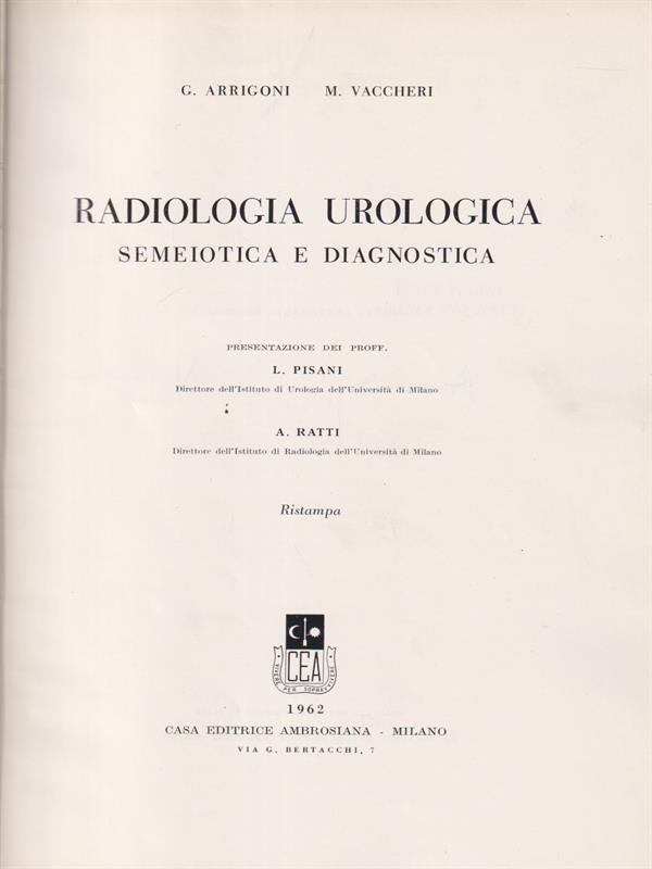   Radiologia urologica