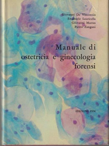   Manuale di ostetricia e ginecologia forensi - copertina