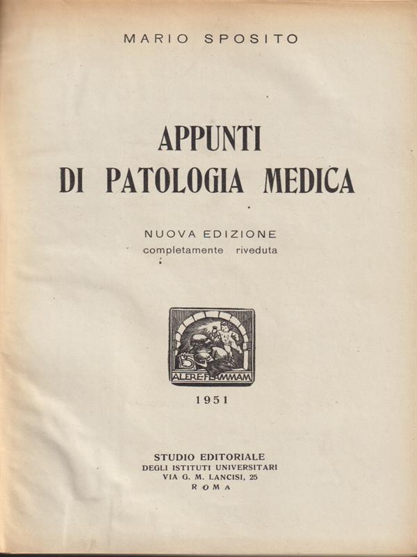   Appunti di patologia medica