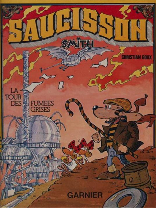   Saucisson Smith - La tour des fumees grises - Christian Goux - copertina