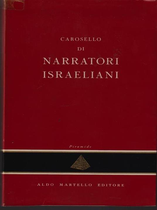   Carosello di narratori israeliani - copertina