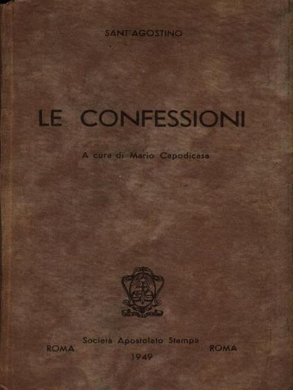Le confessioni - Agostino (sant') - copertina
