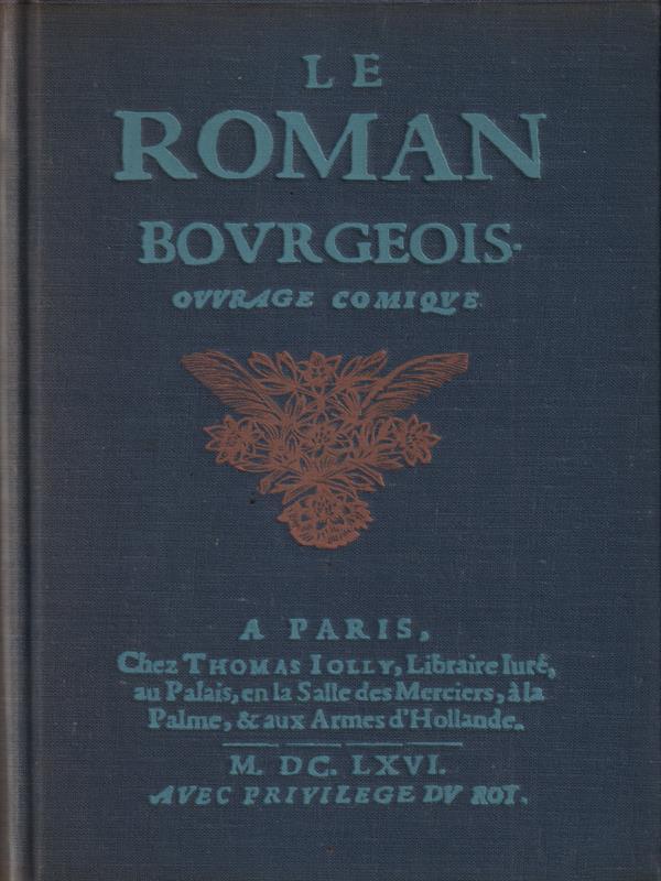 Le roman bourgeois