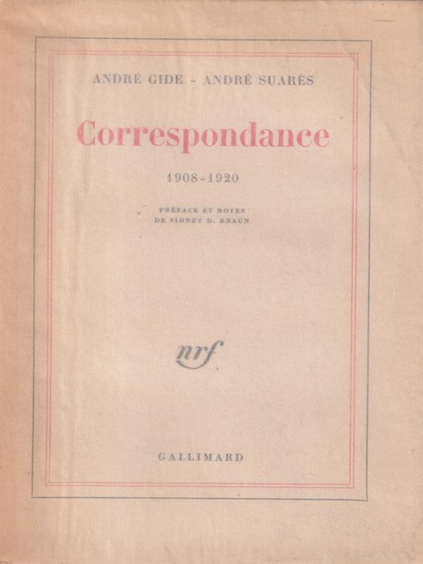 Correspondance 1908-1920