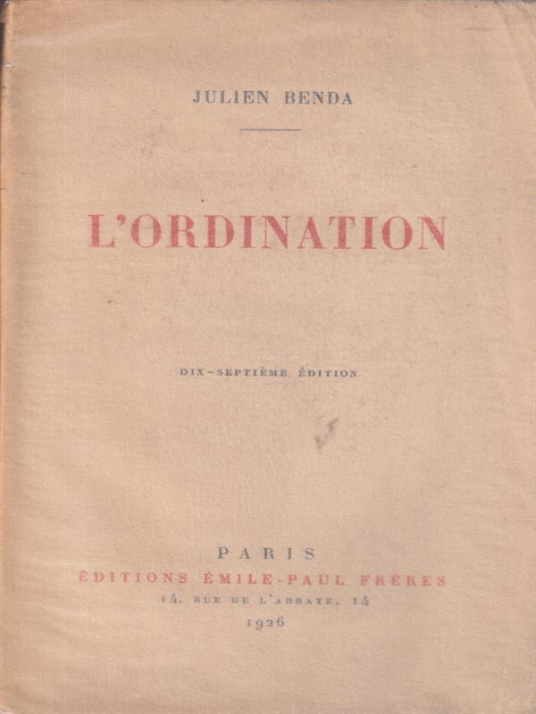 L' ordination