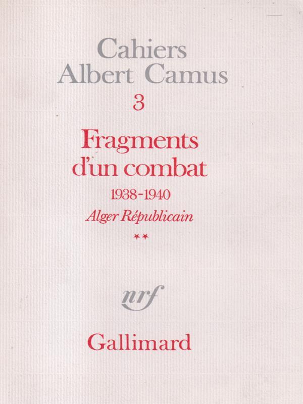 Fragments d'un combat 1938-1940 vol. 2