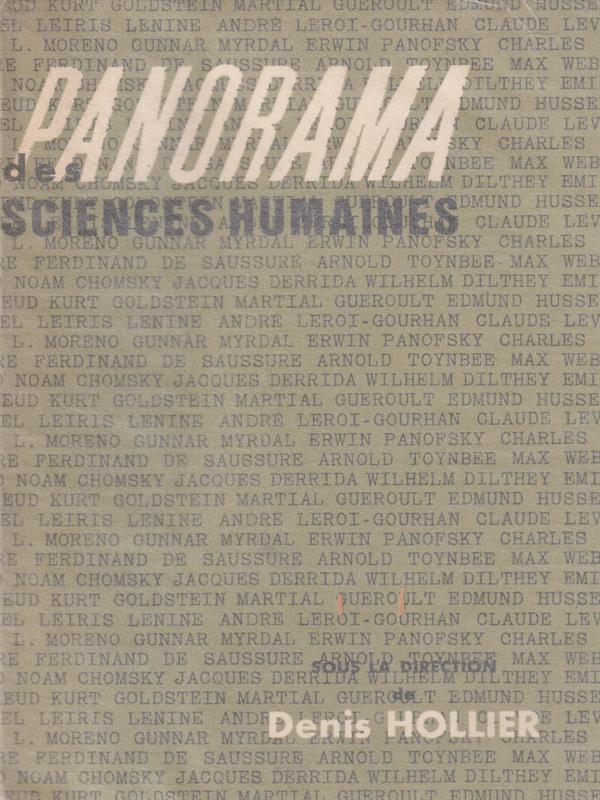 Panorama des sciences humaines