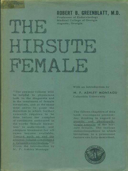 The  hirsute female - Robert B. Greenblatt - copertina