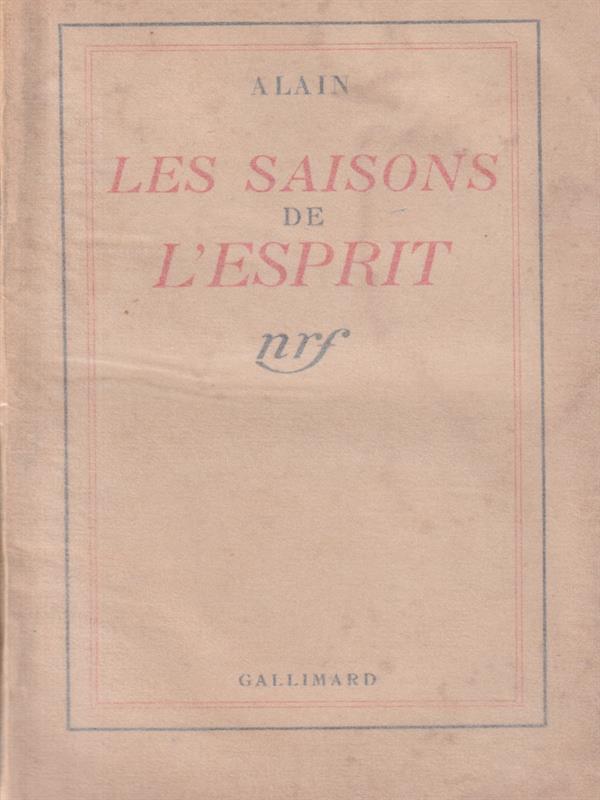 Les saisons de l'esprit