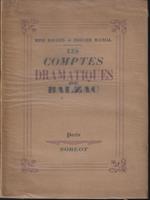Les comptes dramatiques de Balzac