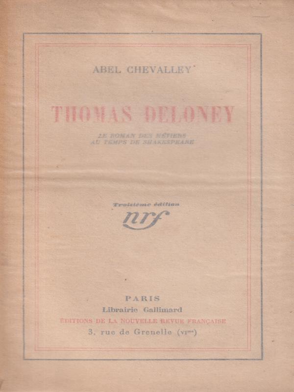   Thomas Deloney