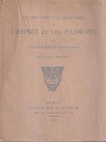 L' esprit et les passions