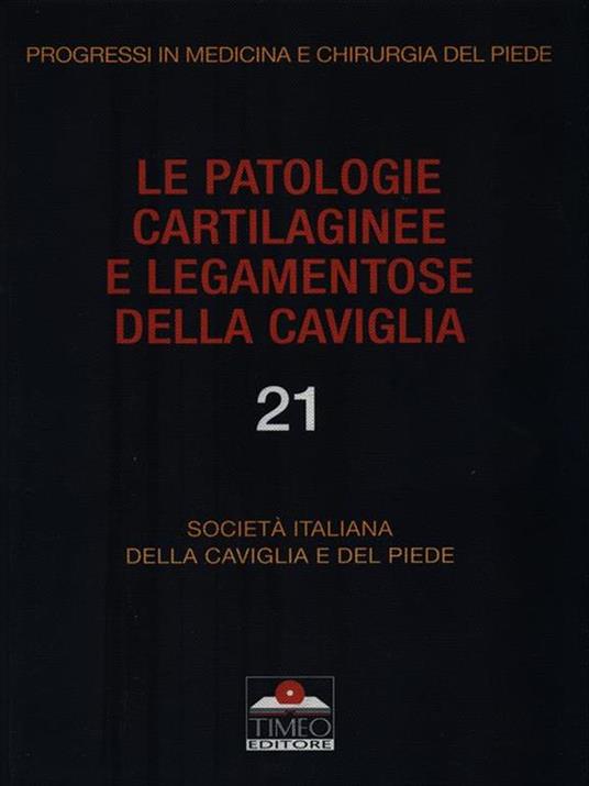 Le patologie cartilaginee e legamentose della caviglia - copertina