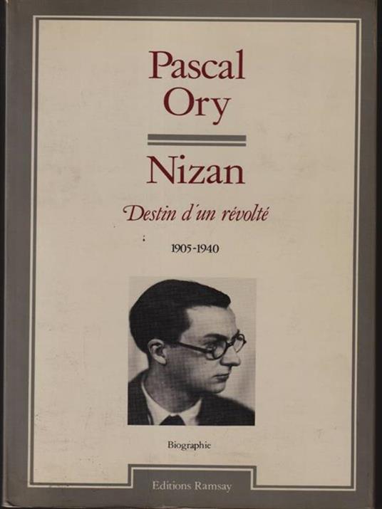   Nizan - Pascal Ory - copertina