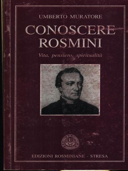 Conoscere Rosmini - Umberto Muratore - copertina
