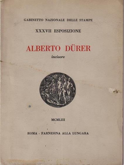   Alberto Durer  - copertina