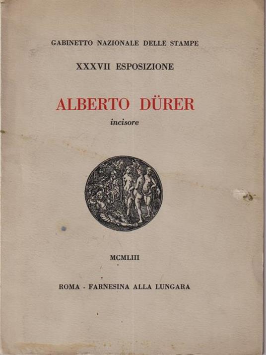   Alberto Durer  - copertina