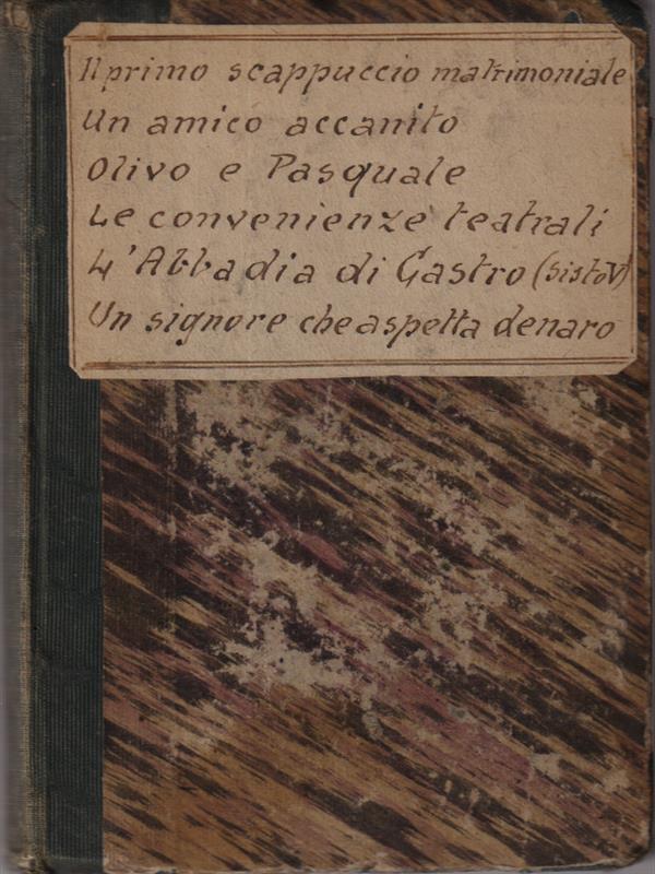 Biblioteca ebdomadaria-teatrale o scelta raccolta delle più accreditate ed applaudite tragedie, commedie, drammi e farse