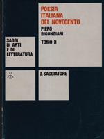   Poesia italiana del novecento tomo II