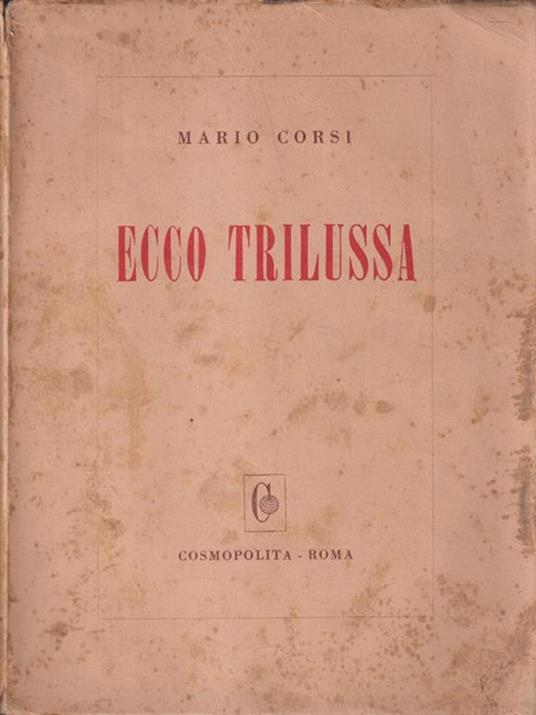 Ecco Trilussa - Mario Corsi - copertina