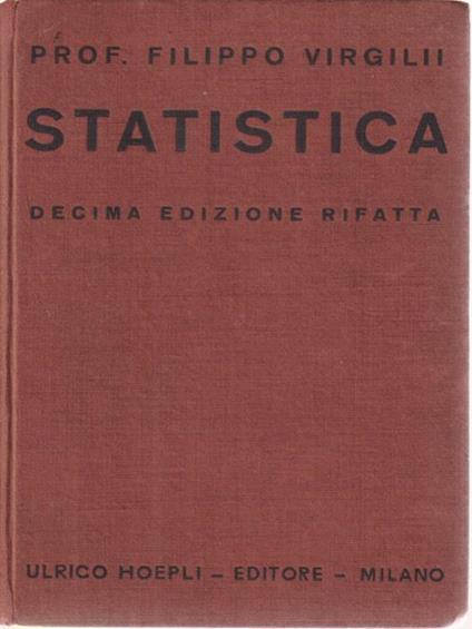   Statistica - Filippo Virgilii - copertina